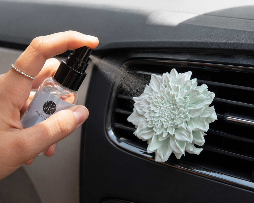 BLOOM · FLOR PERFUMADA PARA COCHE