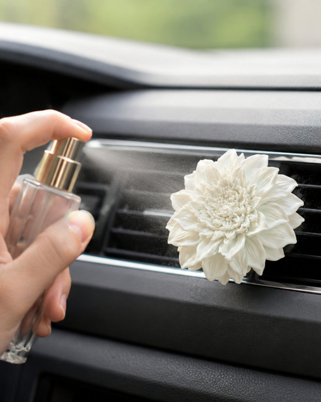 BLOOM · Flor perfumada para coche