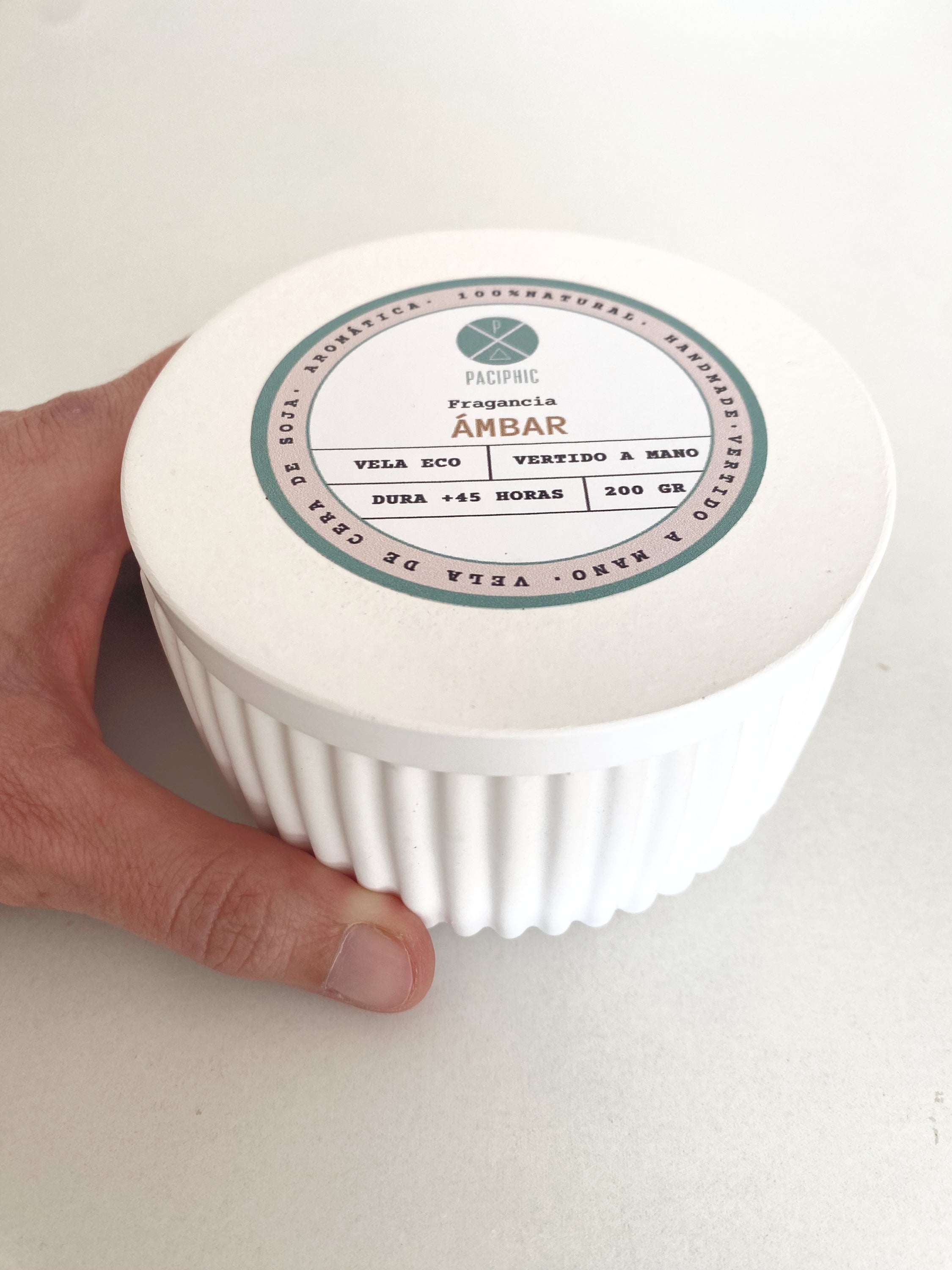 VELA ISLA MARIANAS - ÁMBAR 250gr