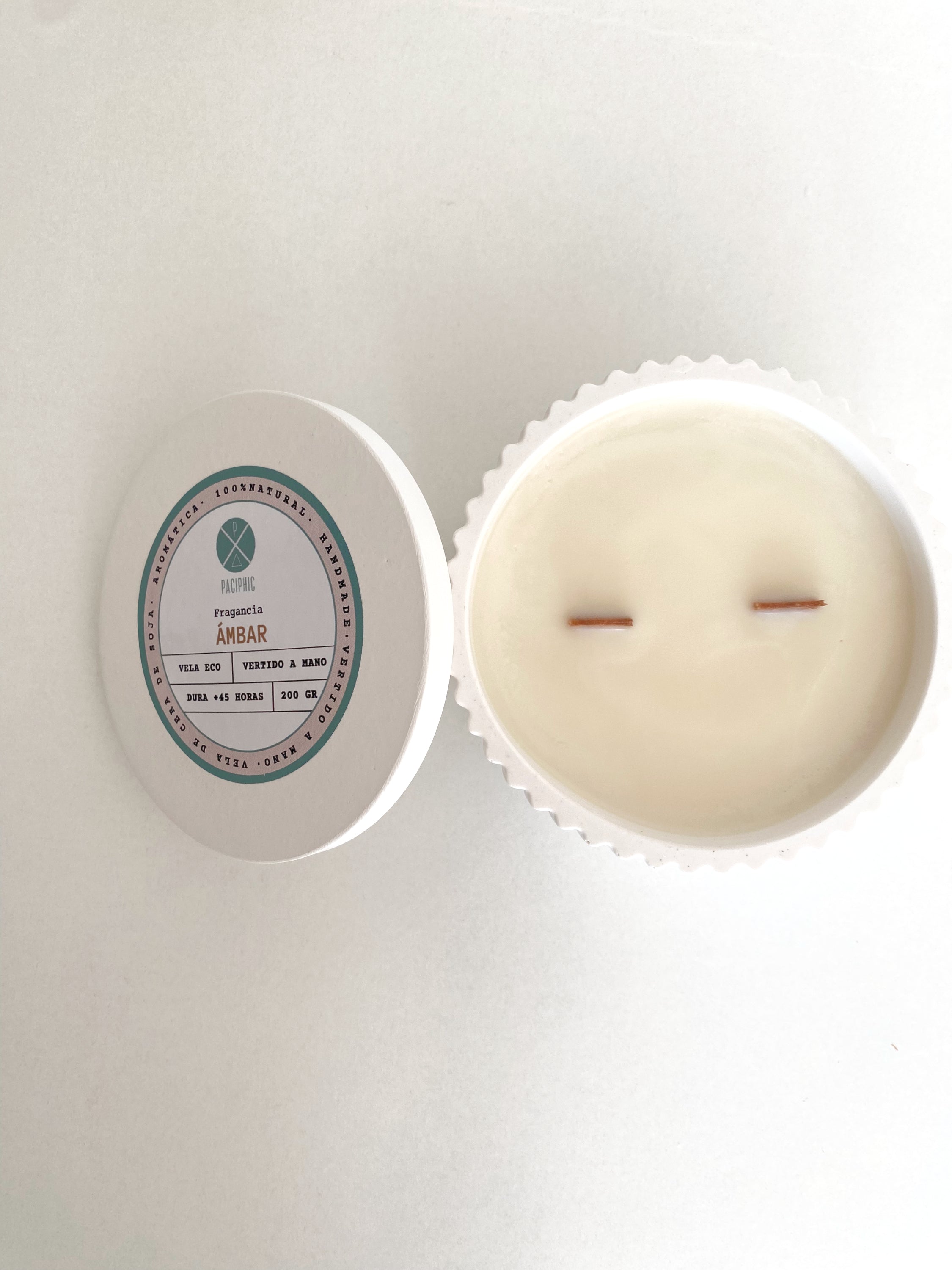 VELA ISLA MARIANAS - ÁMBAR 250gr