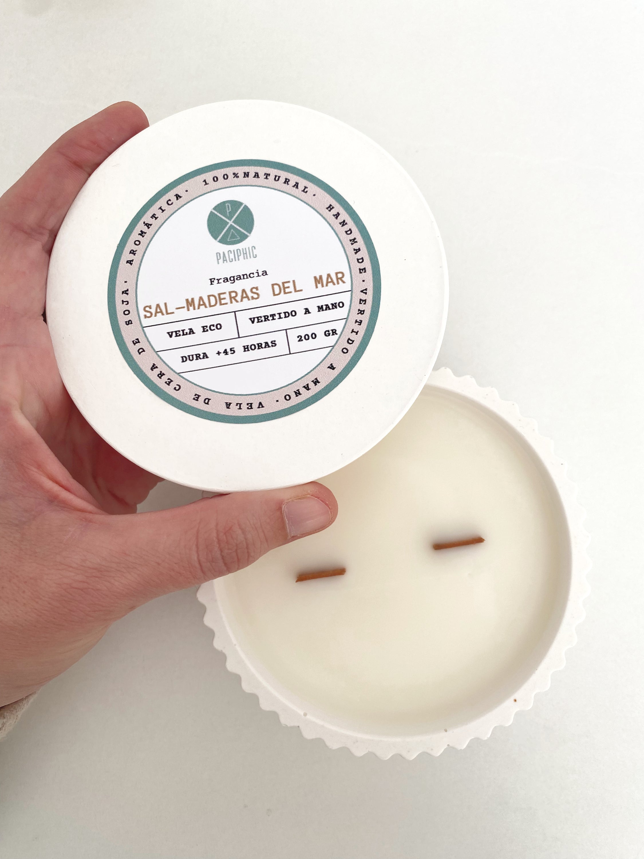 VELA ISLA MARQUESAS - SAL Y MADERAS DEL MAR 250gr