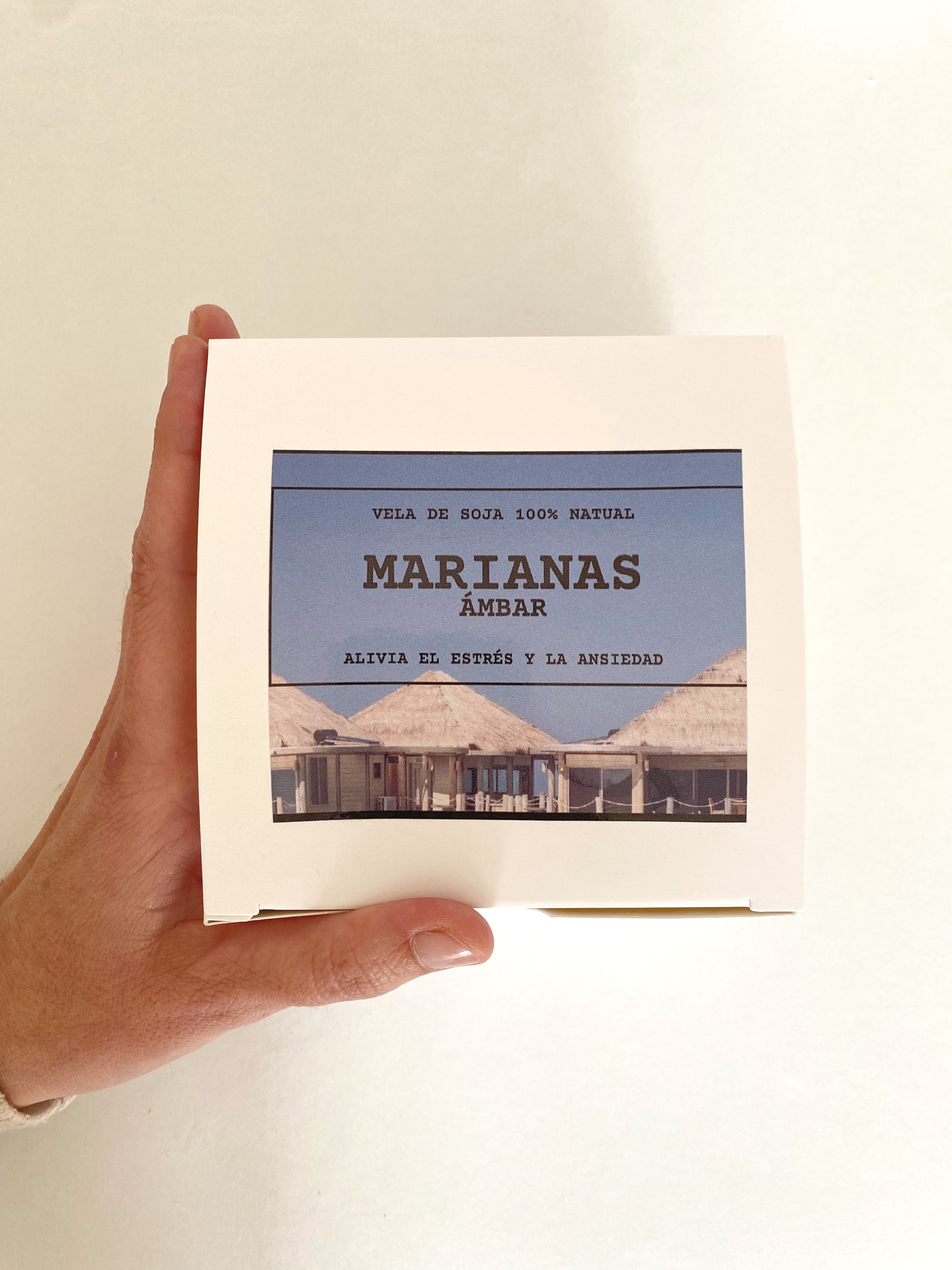 VELA ISLA MARIANAS - ÁMBAR 250gr