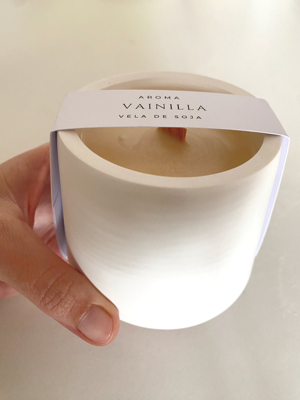 VELA AROMÁTICA VAINILLA 200gr