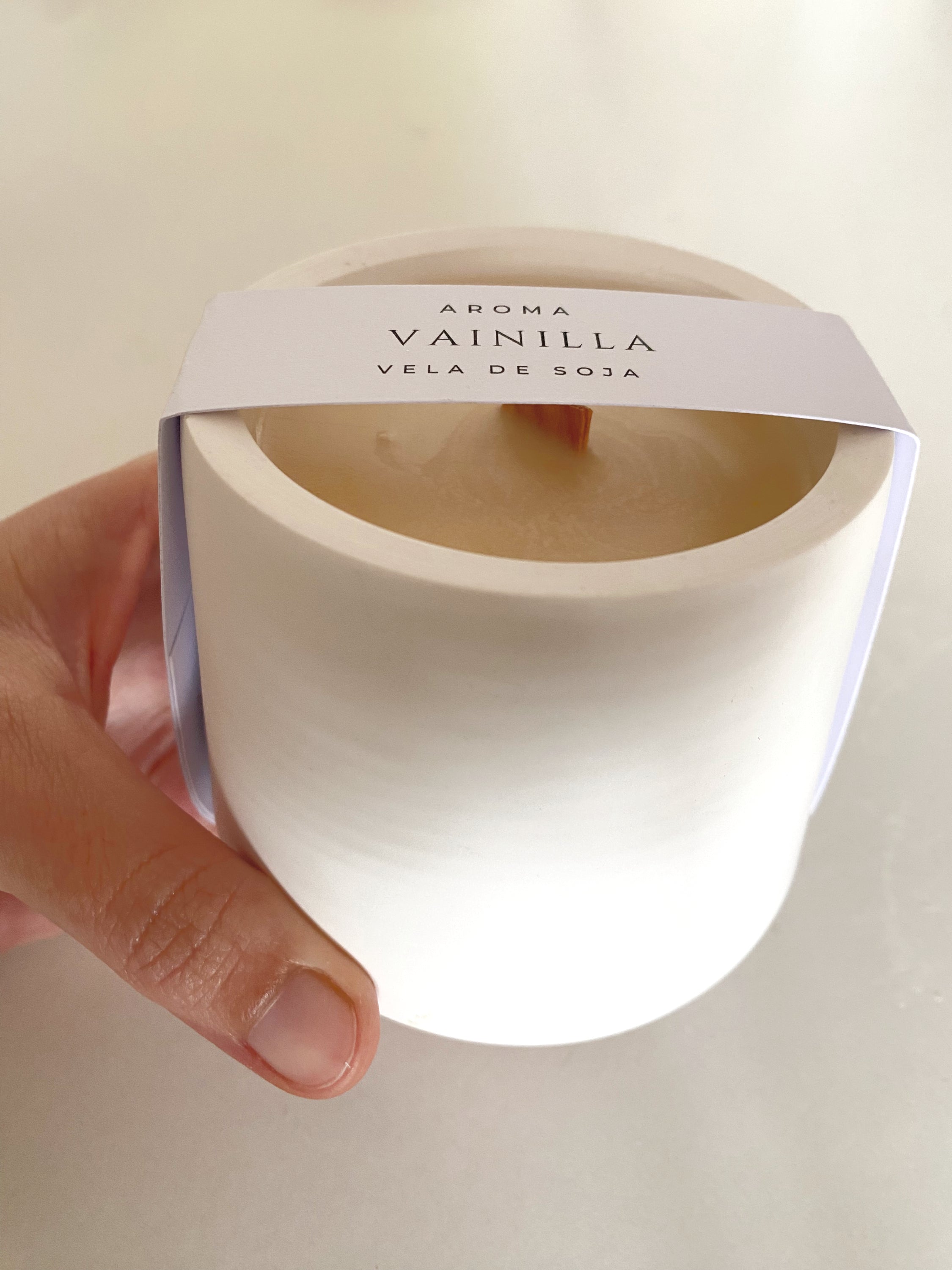 VELA AROMÁTICA VAINILLA 200gr