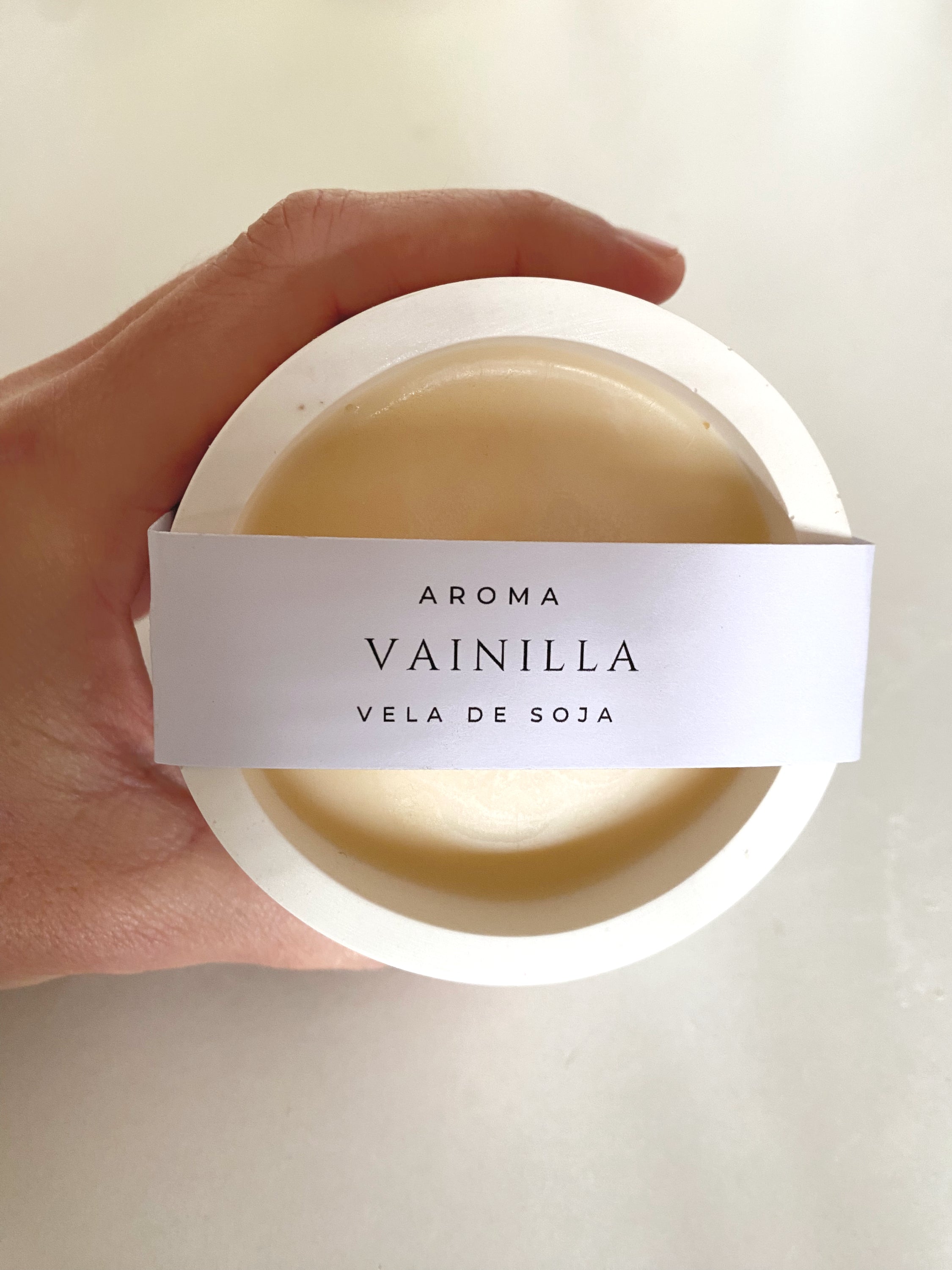 VELA AROMÁTICA VAINILLA 200gr