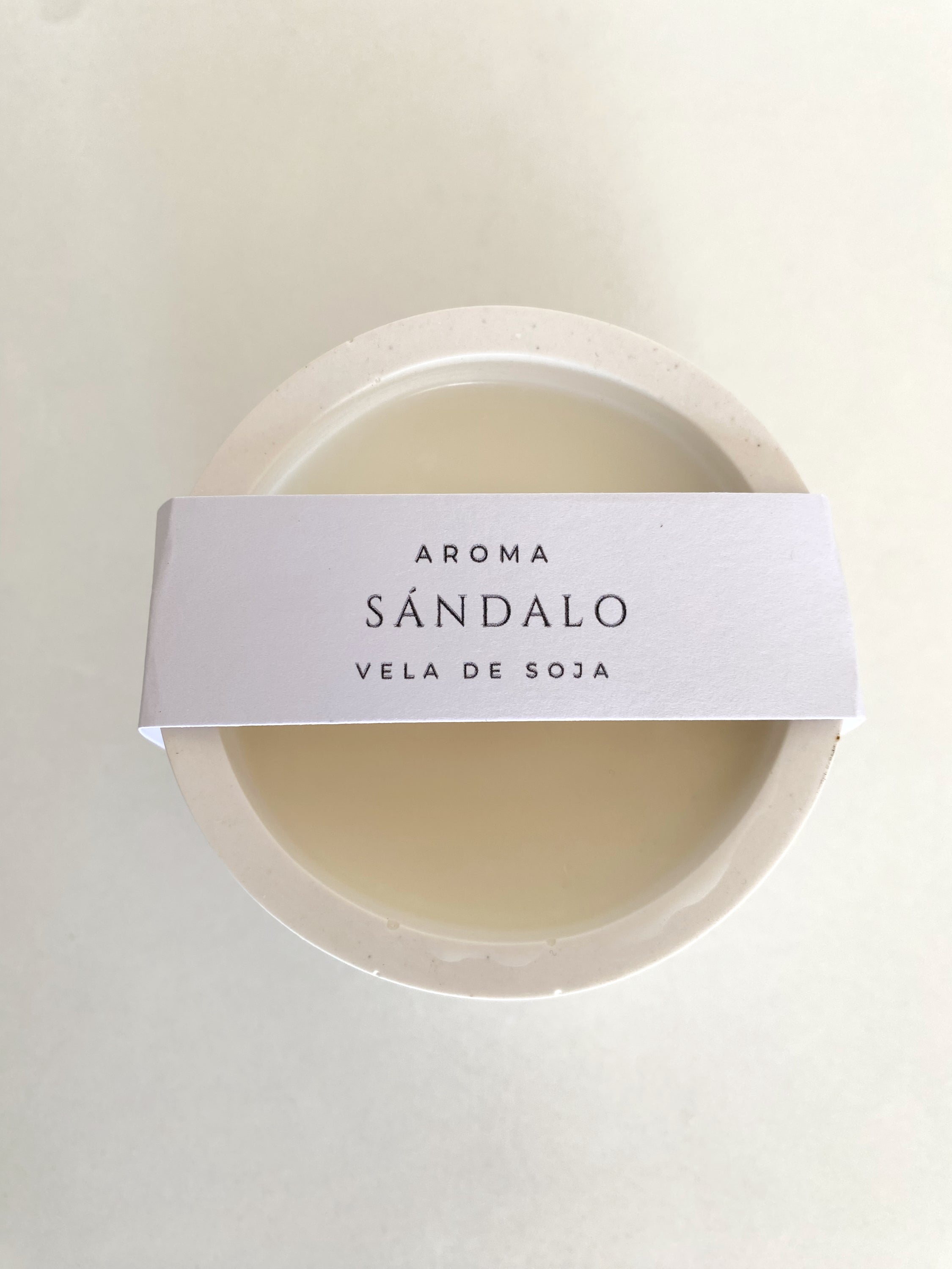 VELA AROMÁTICA SÁNDALO 200gr