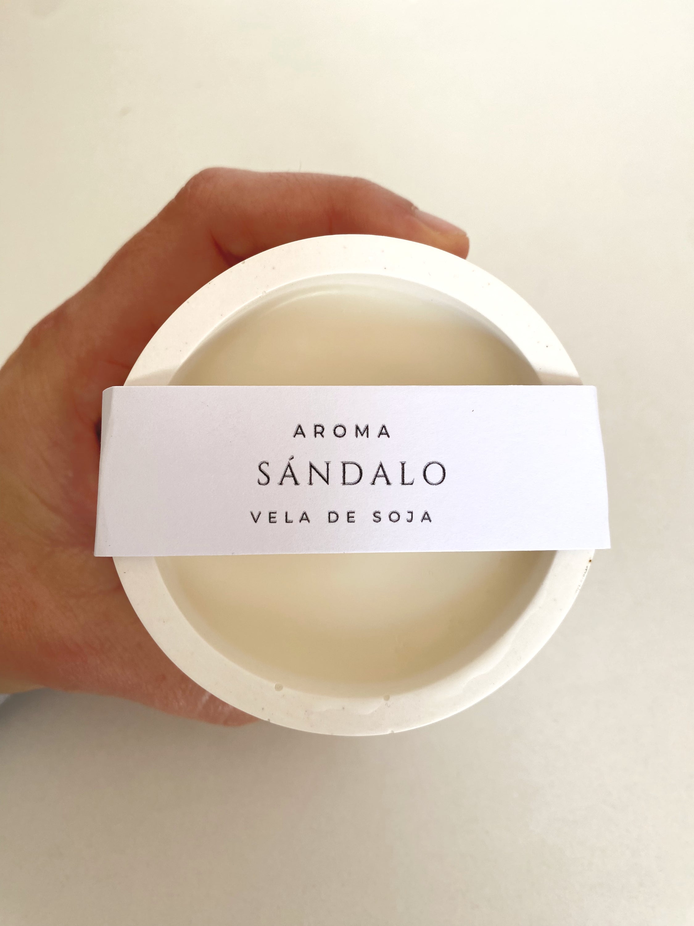 VELA AROMÁTICA SÁNDALO 200gr