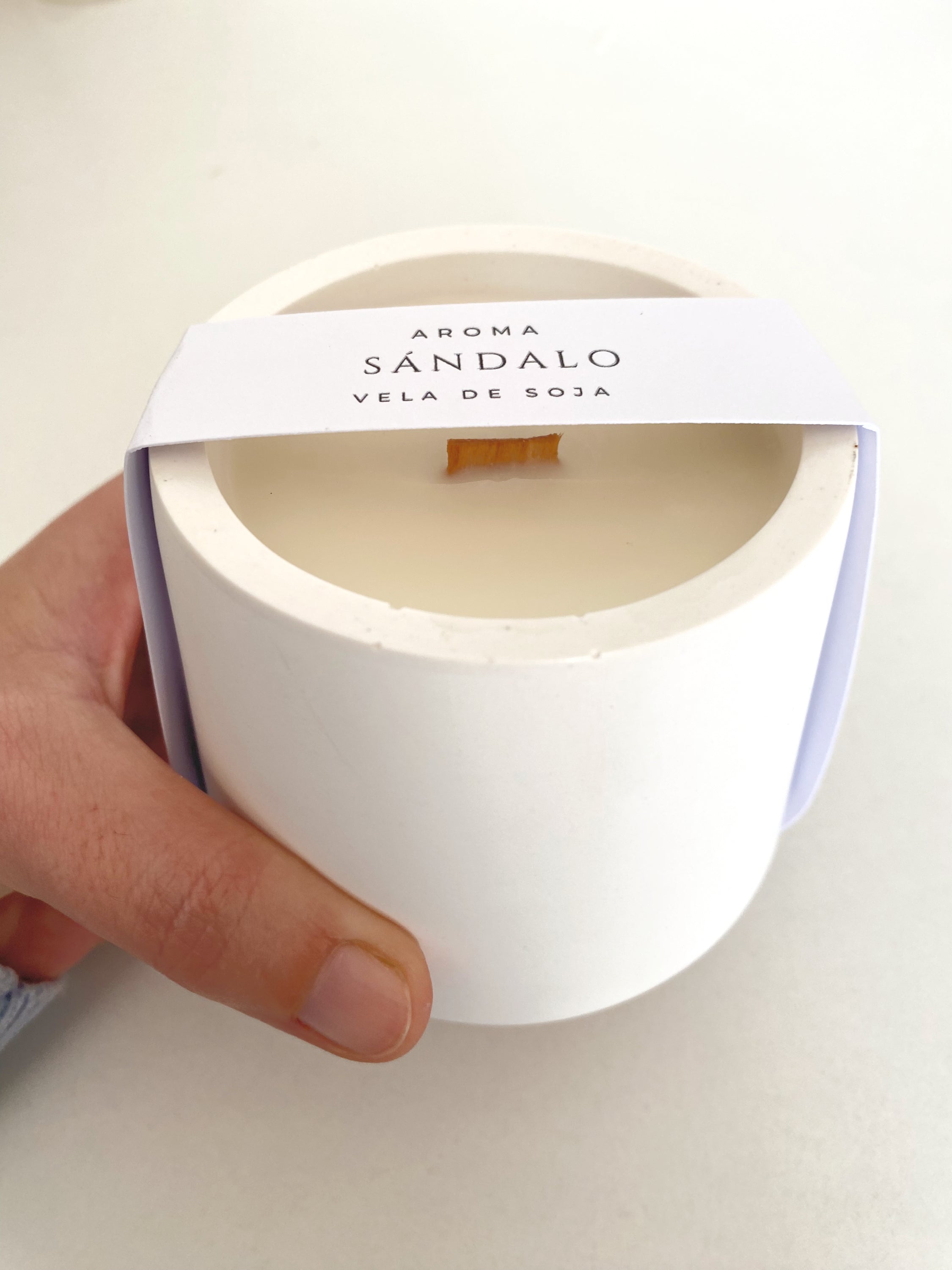 VELA AROMÁTICA SÁNDALO 200gr