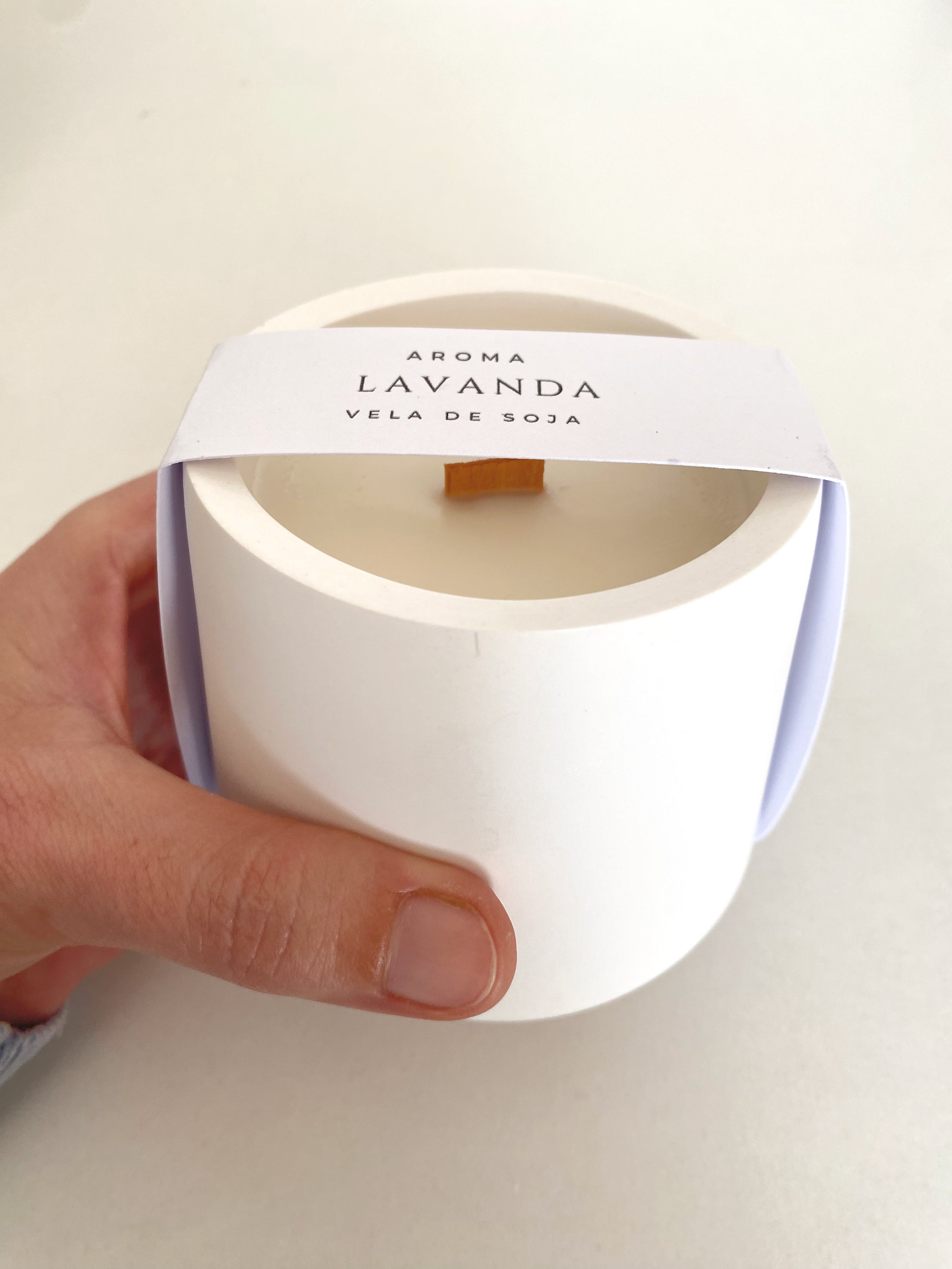 VELA AROMÁTICA LAVANDA 200gr