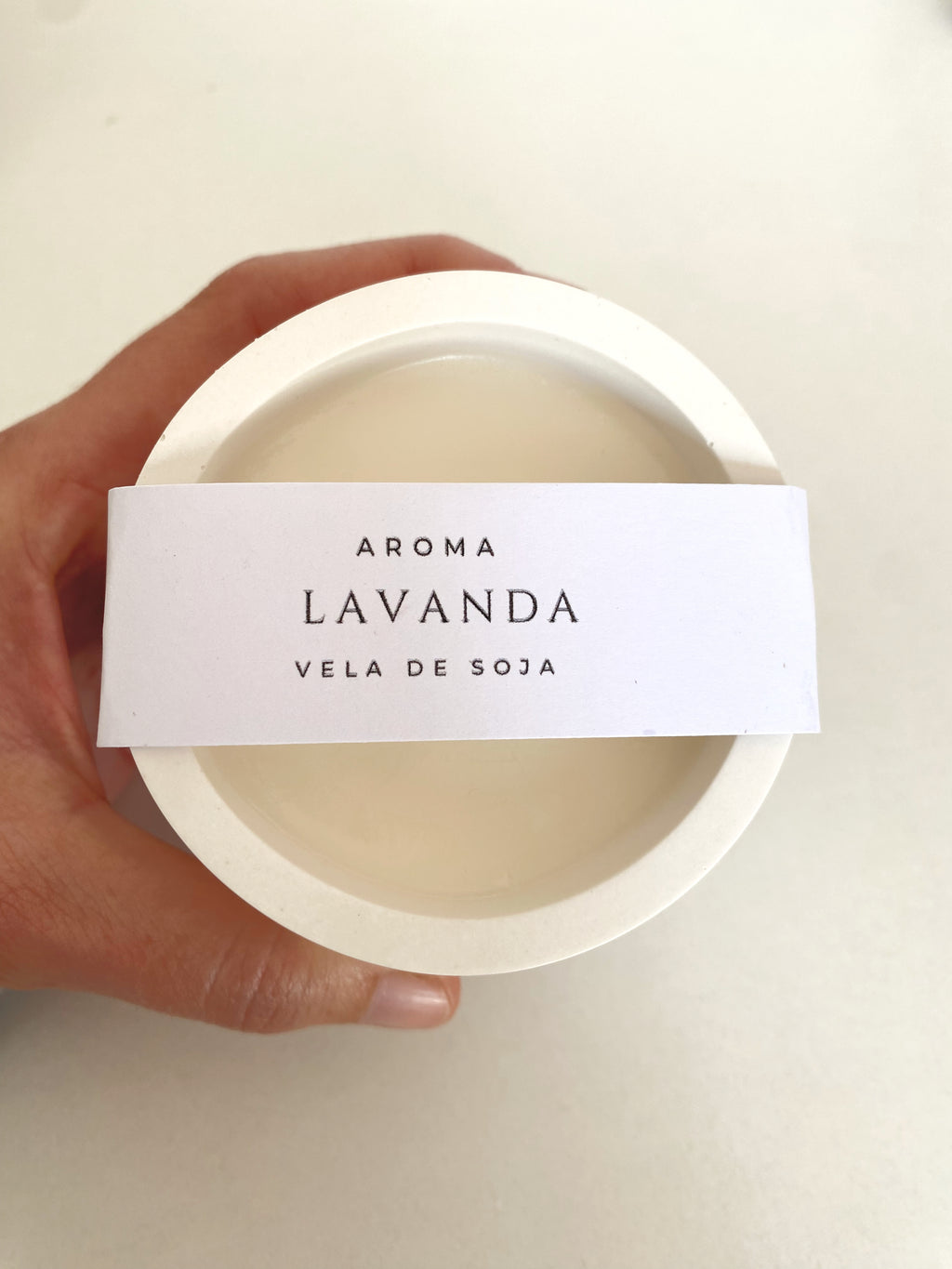 VELA AROMÁTICA LAVANDA 200gr