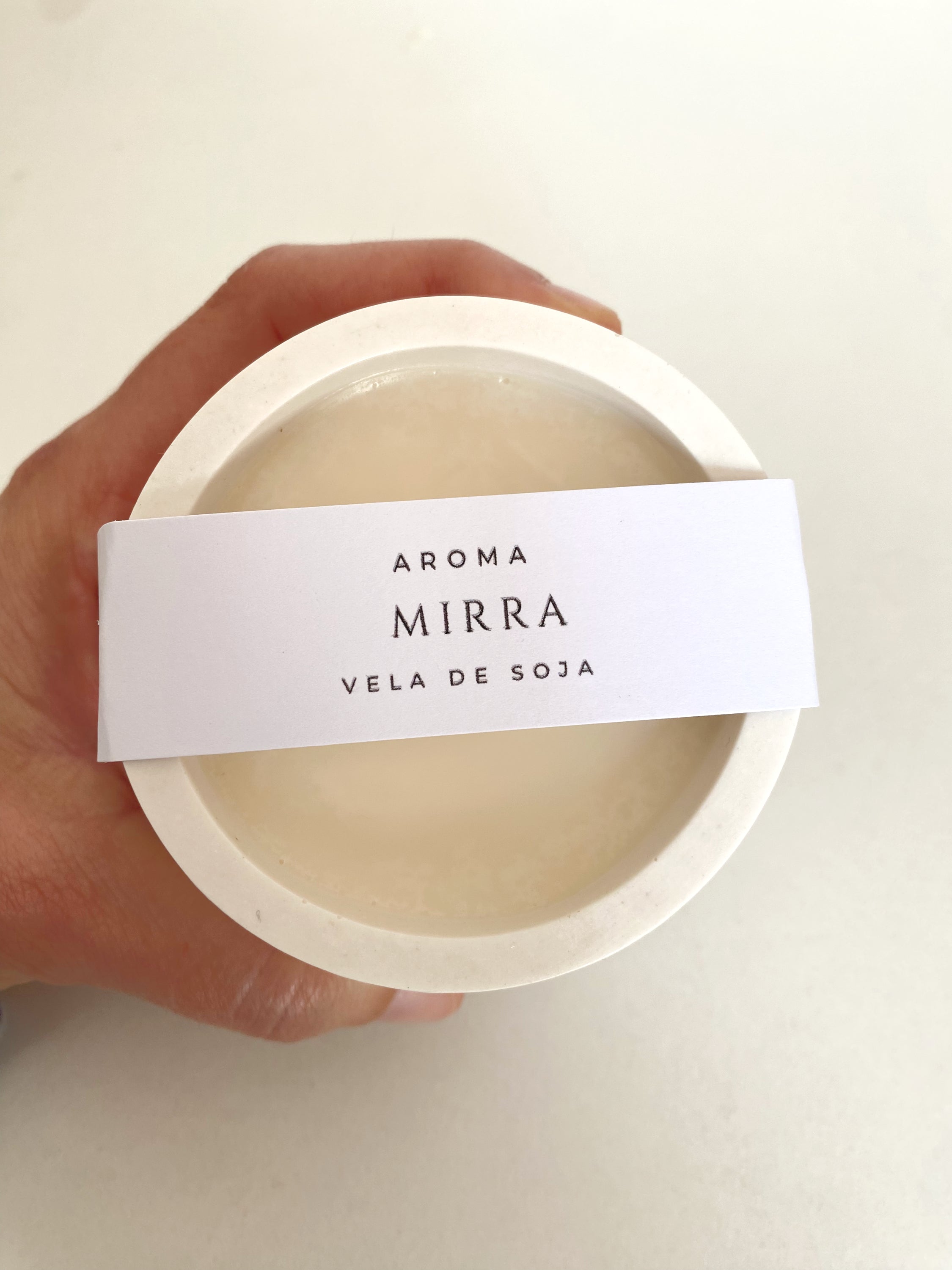 VELA AROMÁTICA MIRRA 200gr