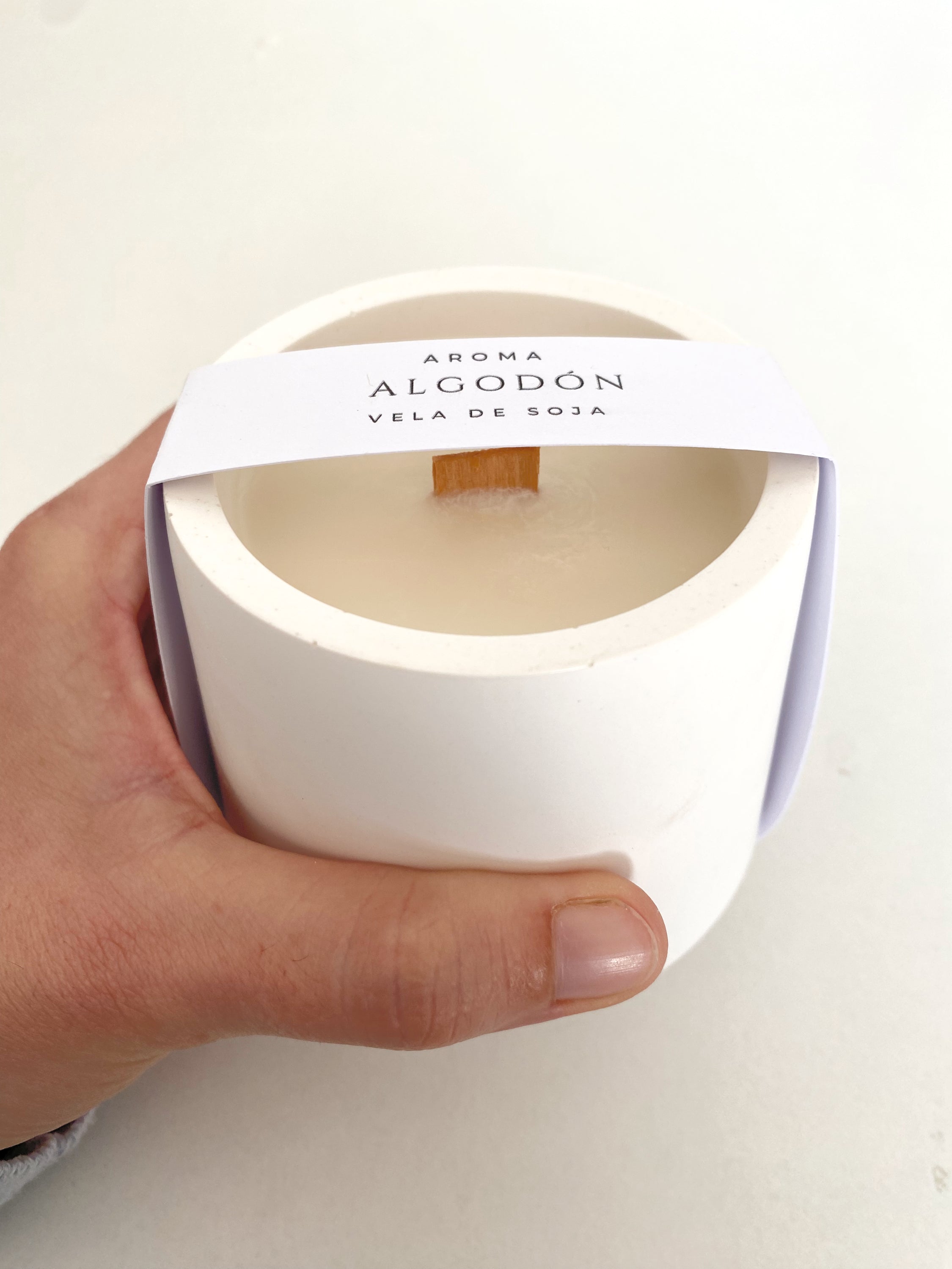 VELA AROMÁTICA ALGODÓN 200gr