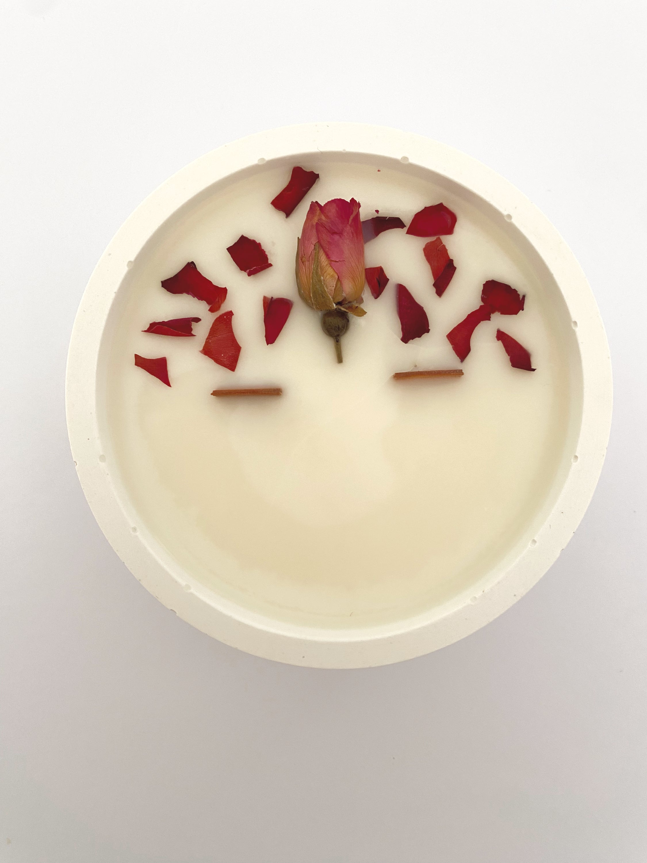 VELA FLORAL ROSAS 200gr