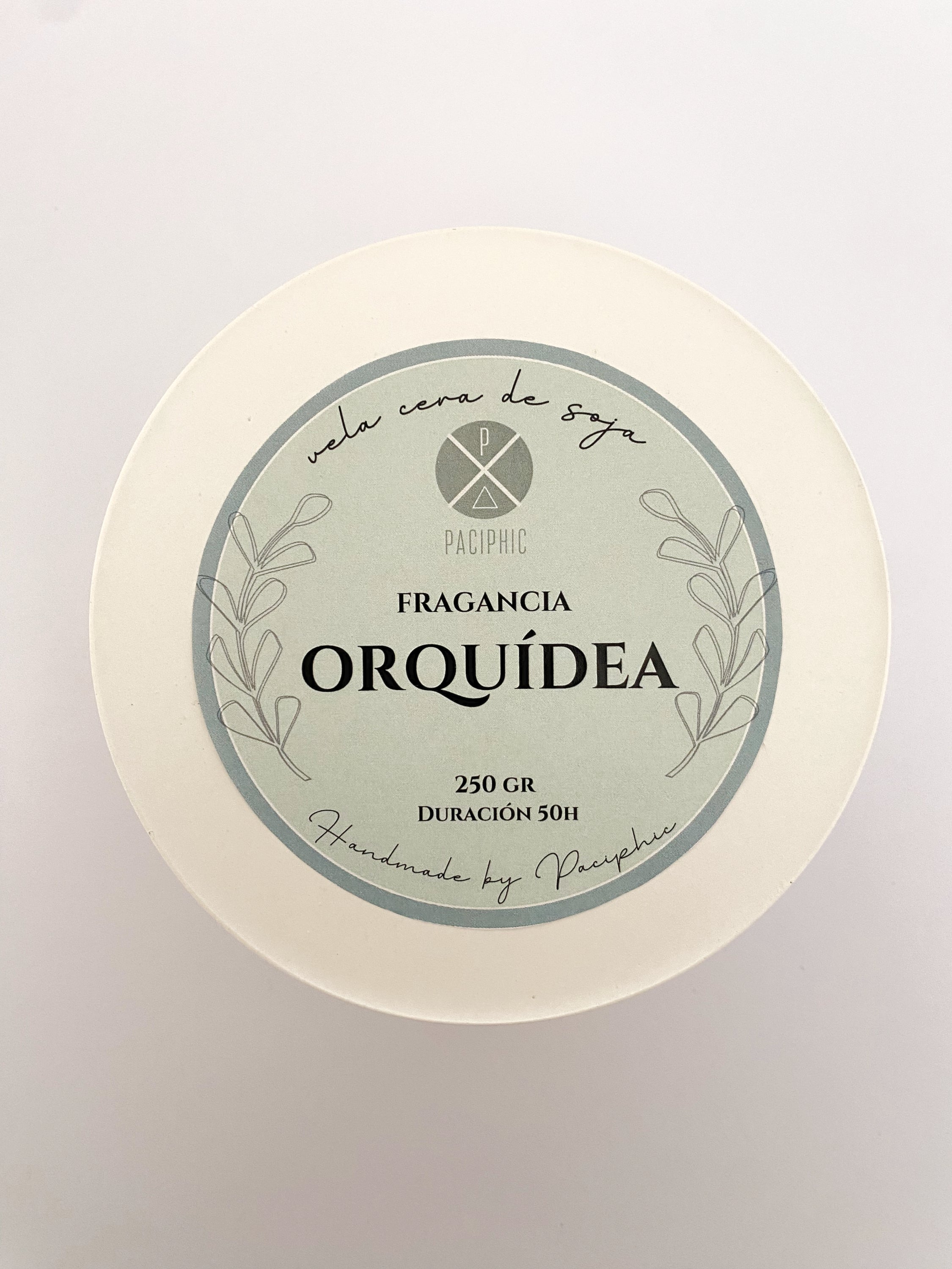 VELA FLORAL ORQUÍDEA 200gr