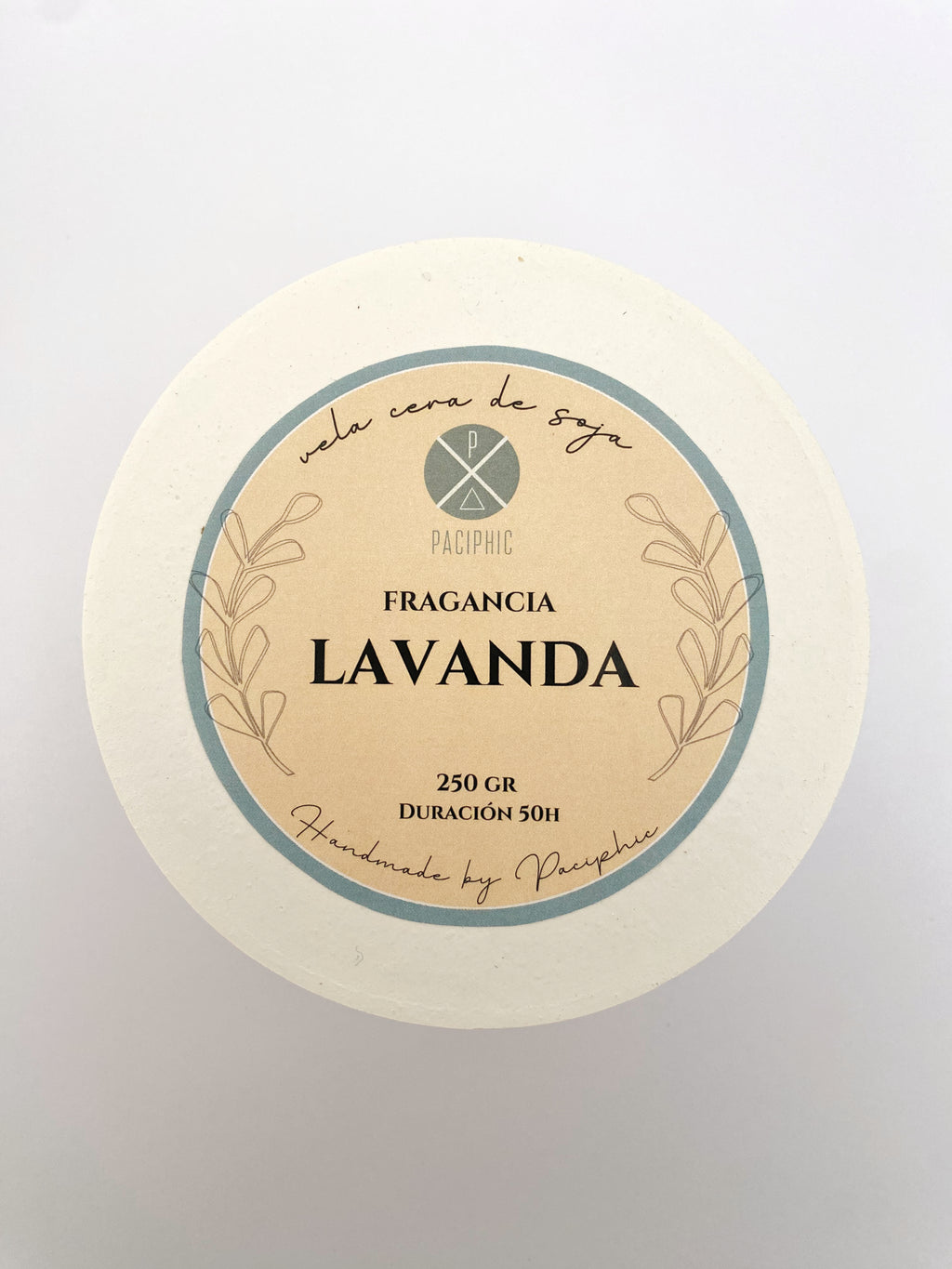 VELA FLORAL LAVANDA 200gr