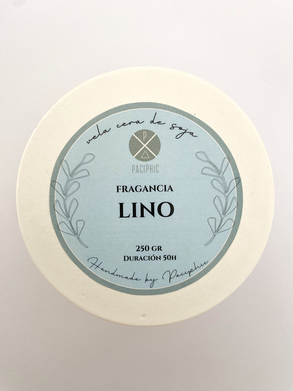 VELA FLORAL LINO 200gr