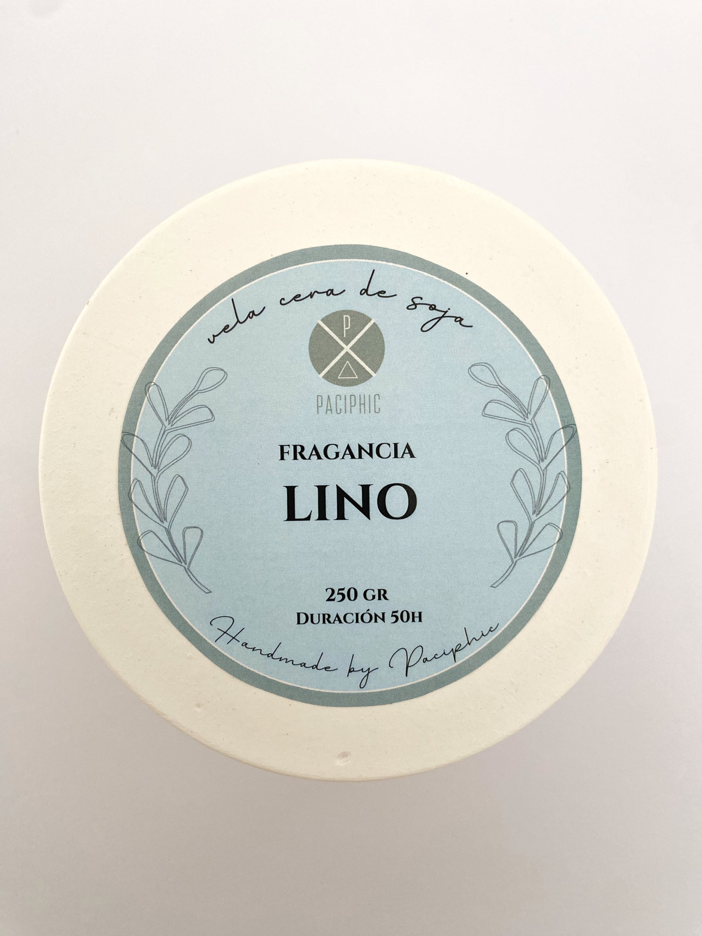 VELA FLORAL LINO 200gr