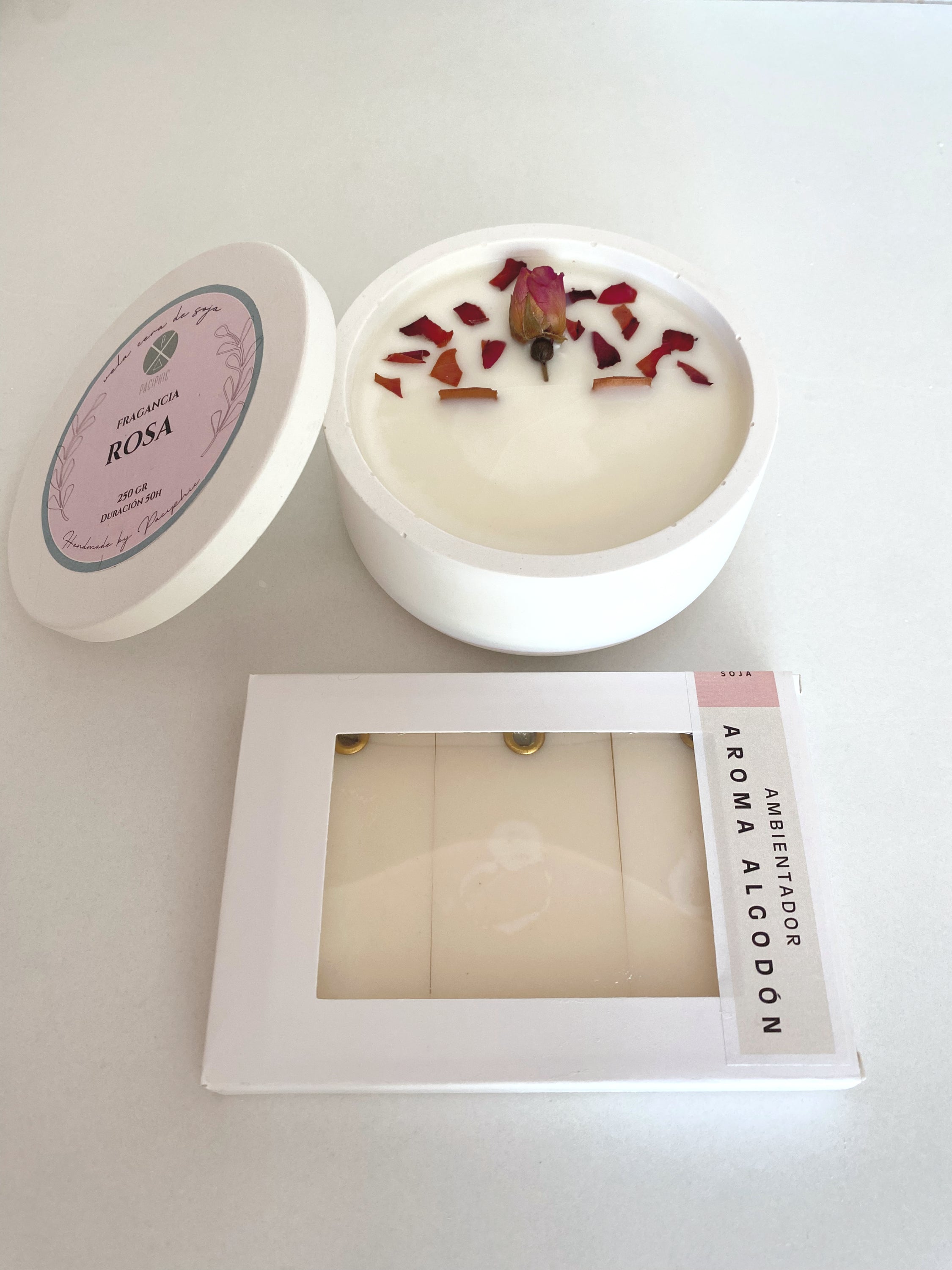 PACK AMBIENTADOR + VELA FLORAL