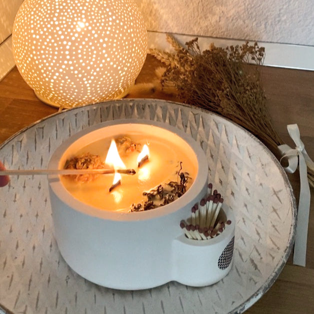 VELA CON CERILLAS 400GR