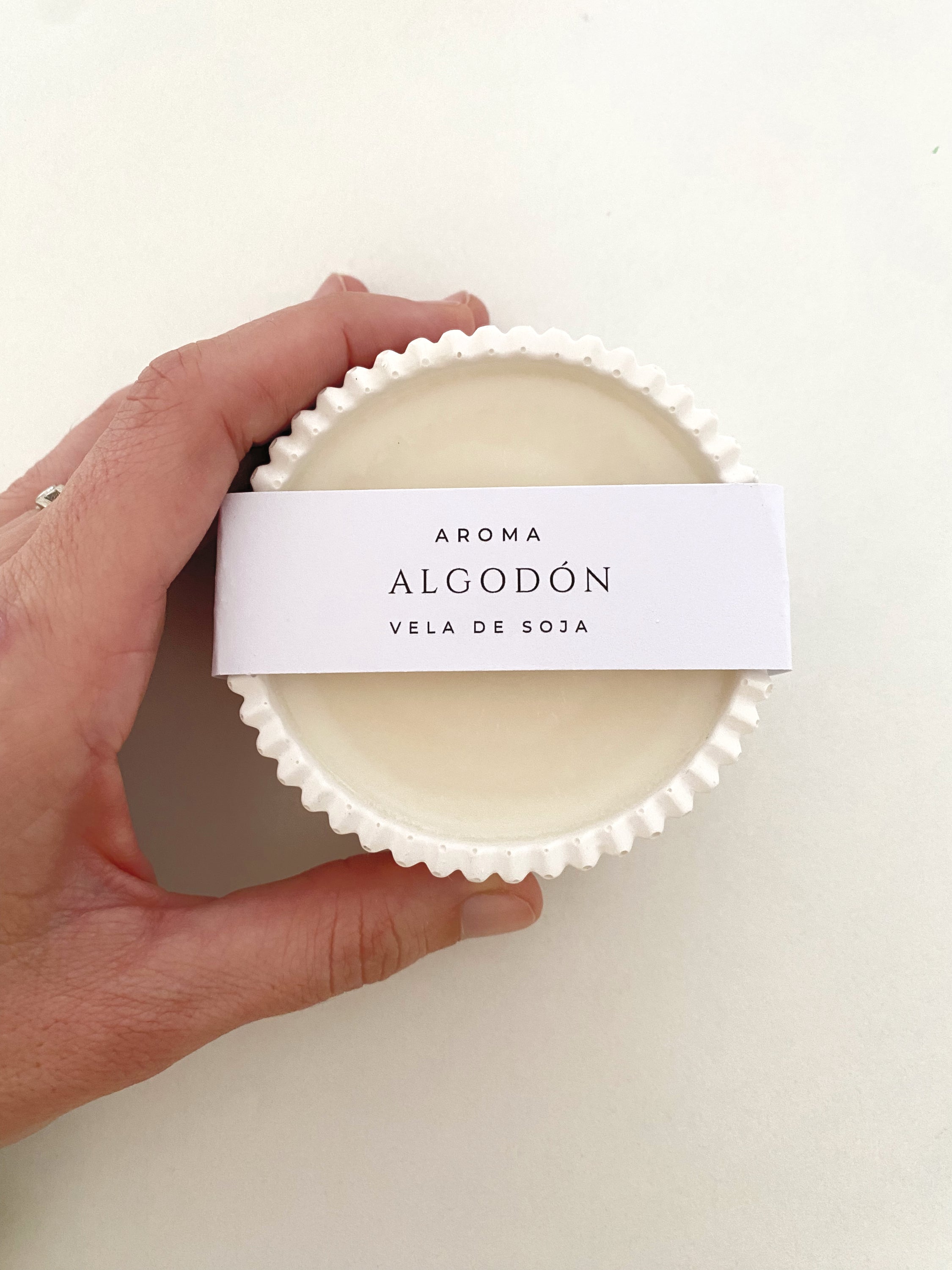 VELA AROMÁTICA ALGODÓN 90gr