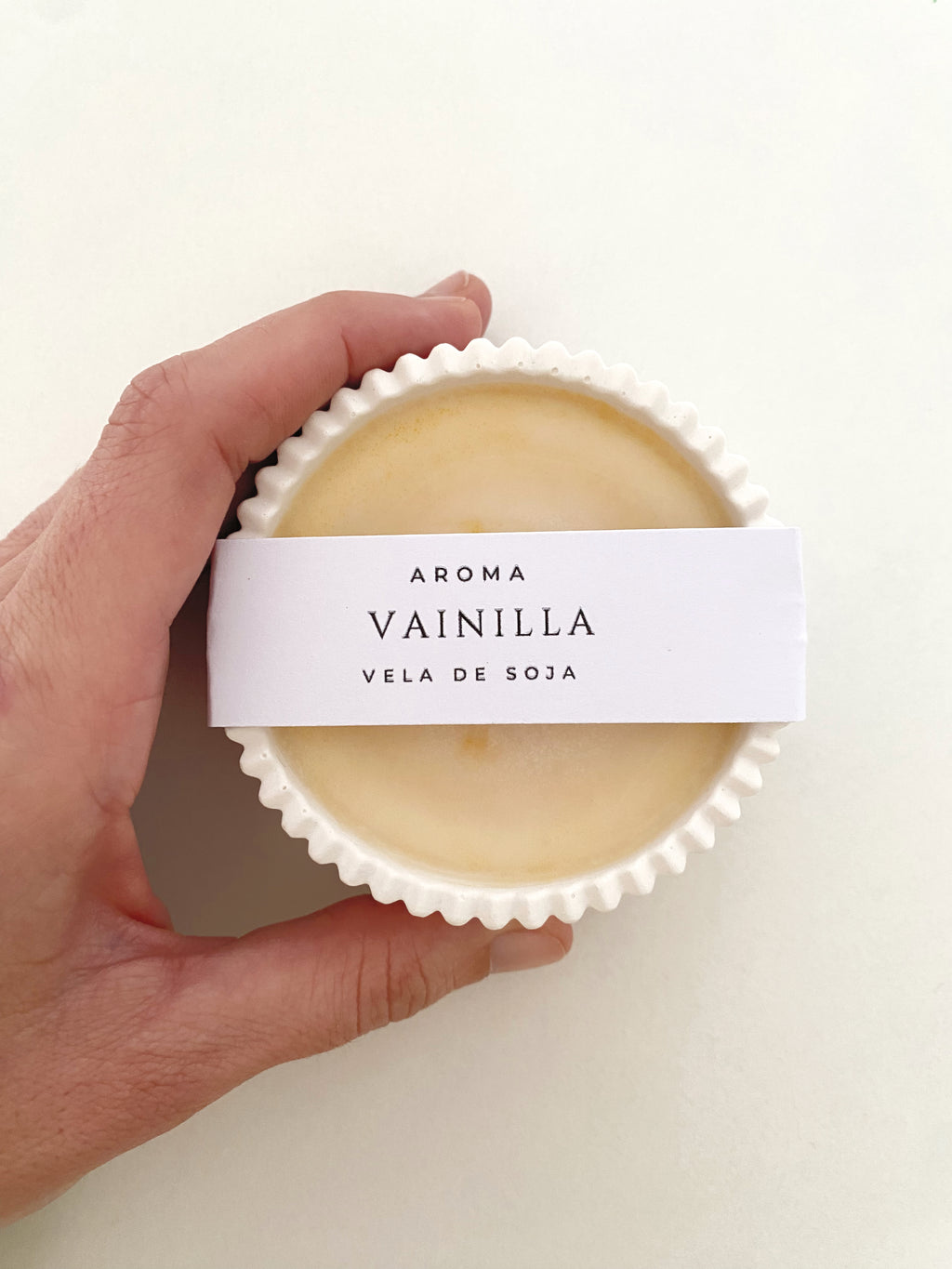 VELA AROMÁTICA VAINILLA 90gr