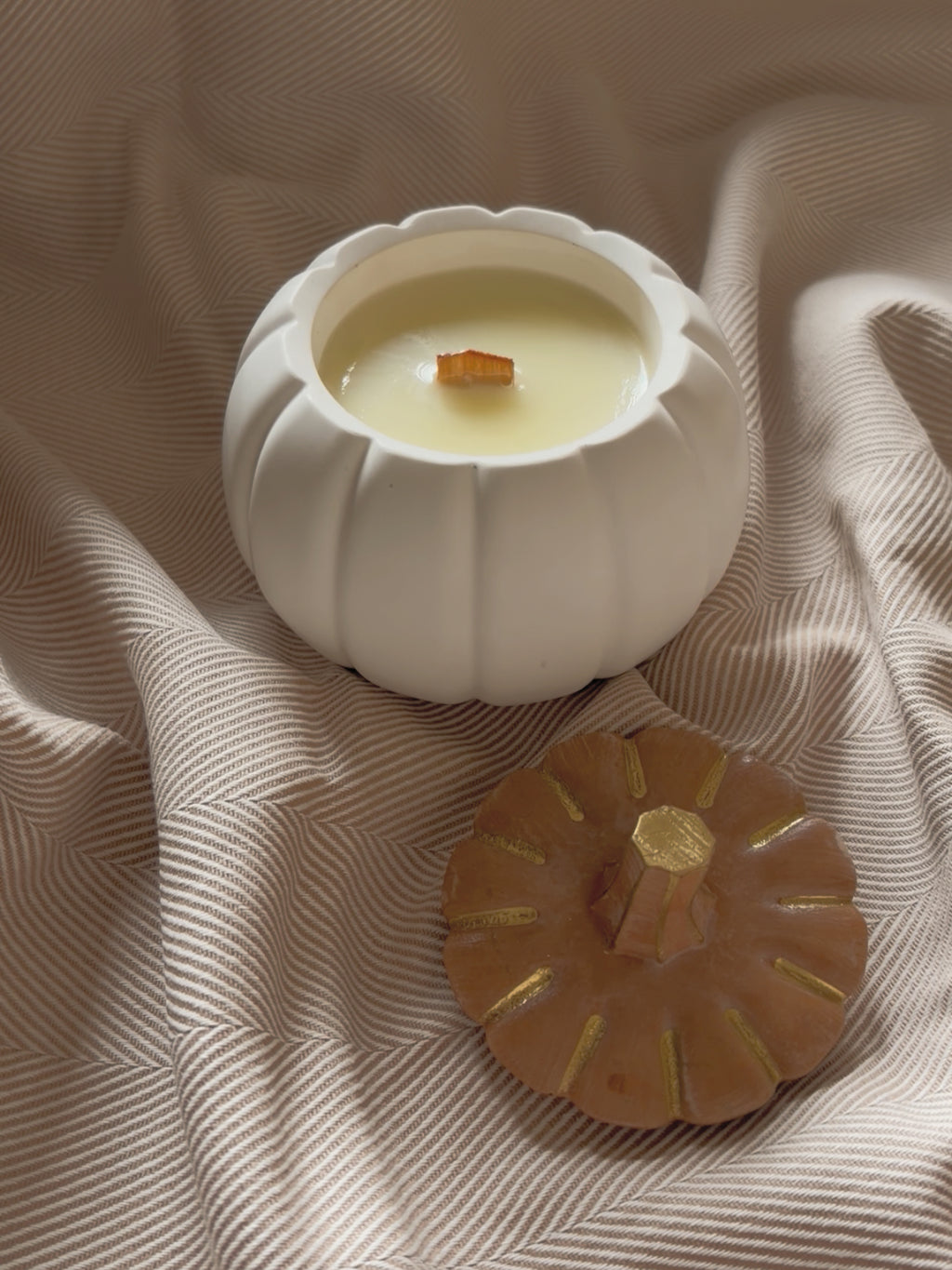 VELA CALABAZA - CALIDEZ DE HOGAR
